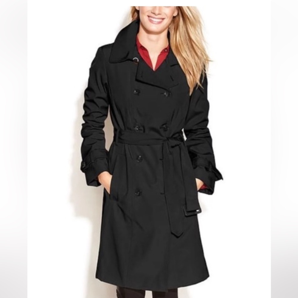 CALVIN KLEIN belted trench coat